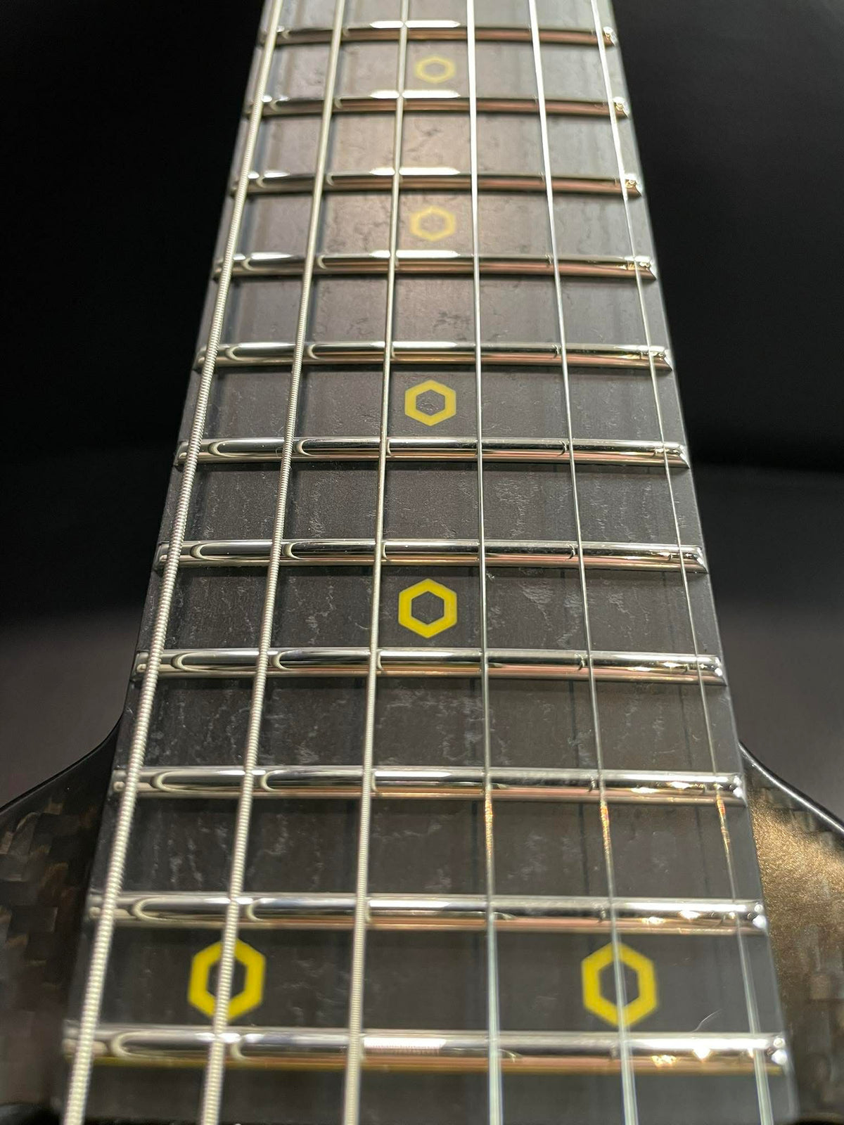 NEW Ruf Guitars Vinci 6 Open Carbon Yellow Bevels