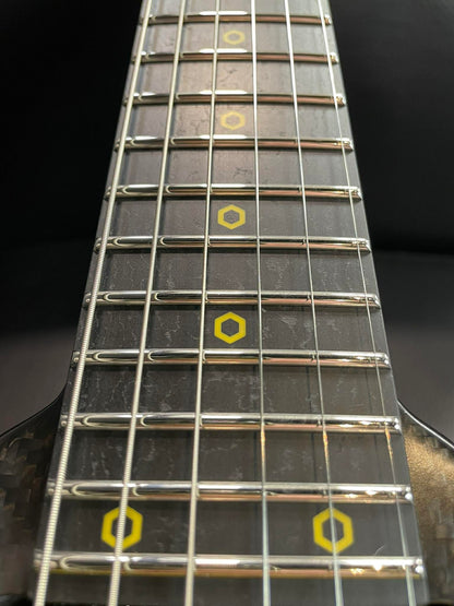 NEW Ruf Guitars Vinci 6 Open Carbon Yellow Bevels