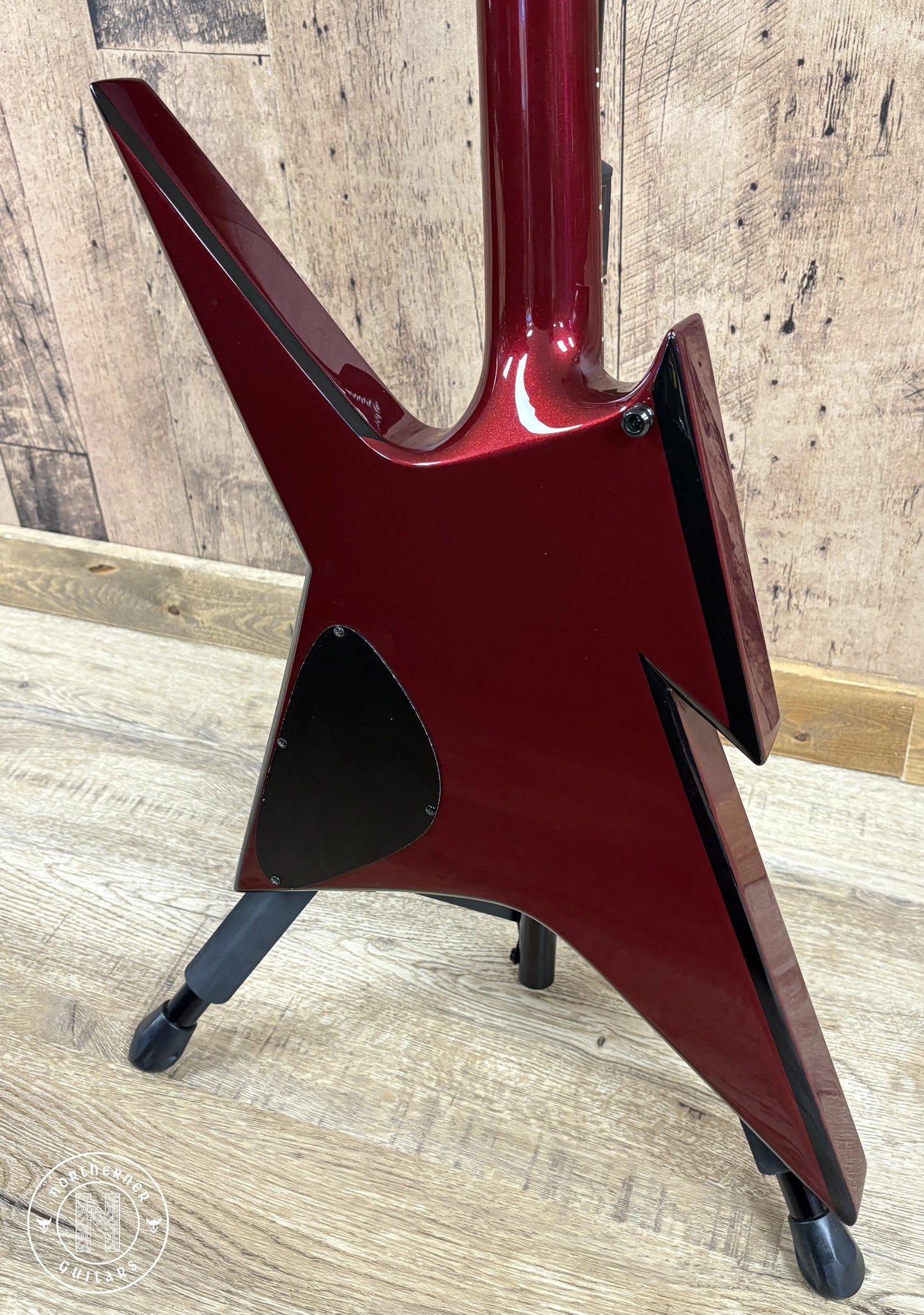 USED BC Rich USA Custom Shop Ironbird 1984 Deep Candy Apple Red Metallic with Black Bevels - Northerner Guitars