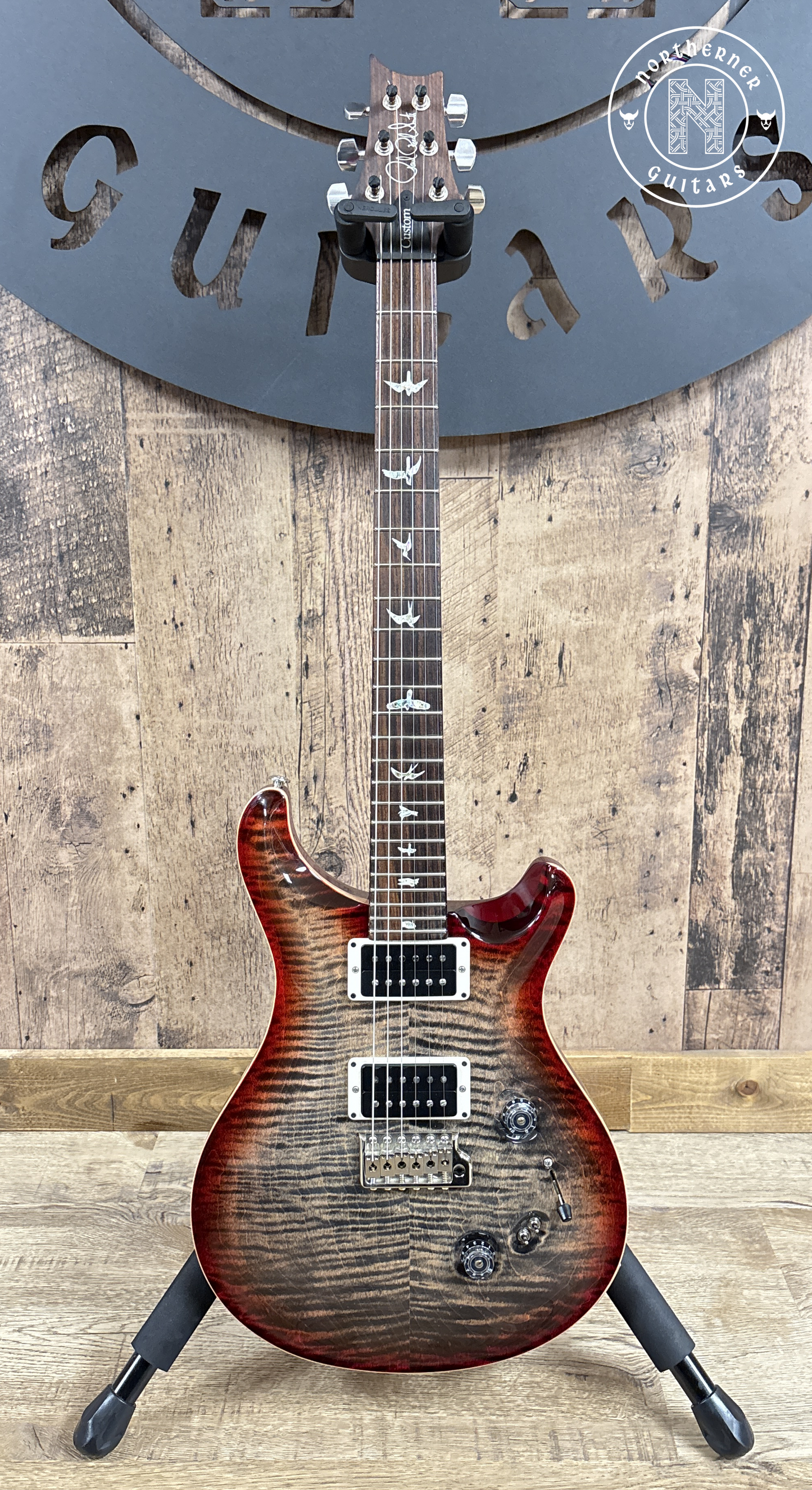 USED PRS Custom 24-08 2018 Charcoal Cherry Burst