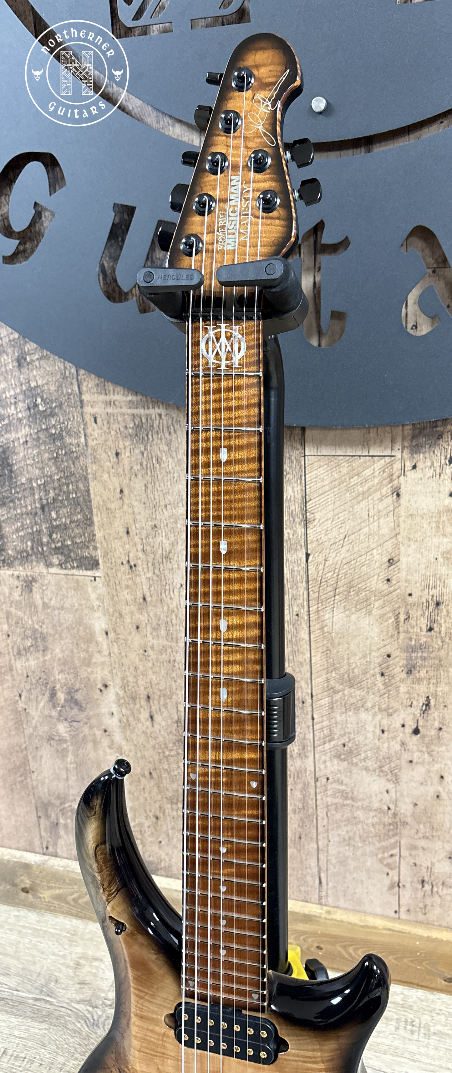 USED Ernie Ball Music Man John Petrucci Signature Majesty 7 2023 Spice Melange - Limited #42/60