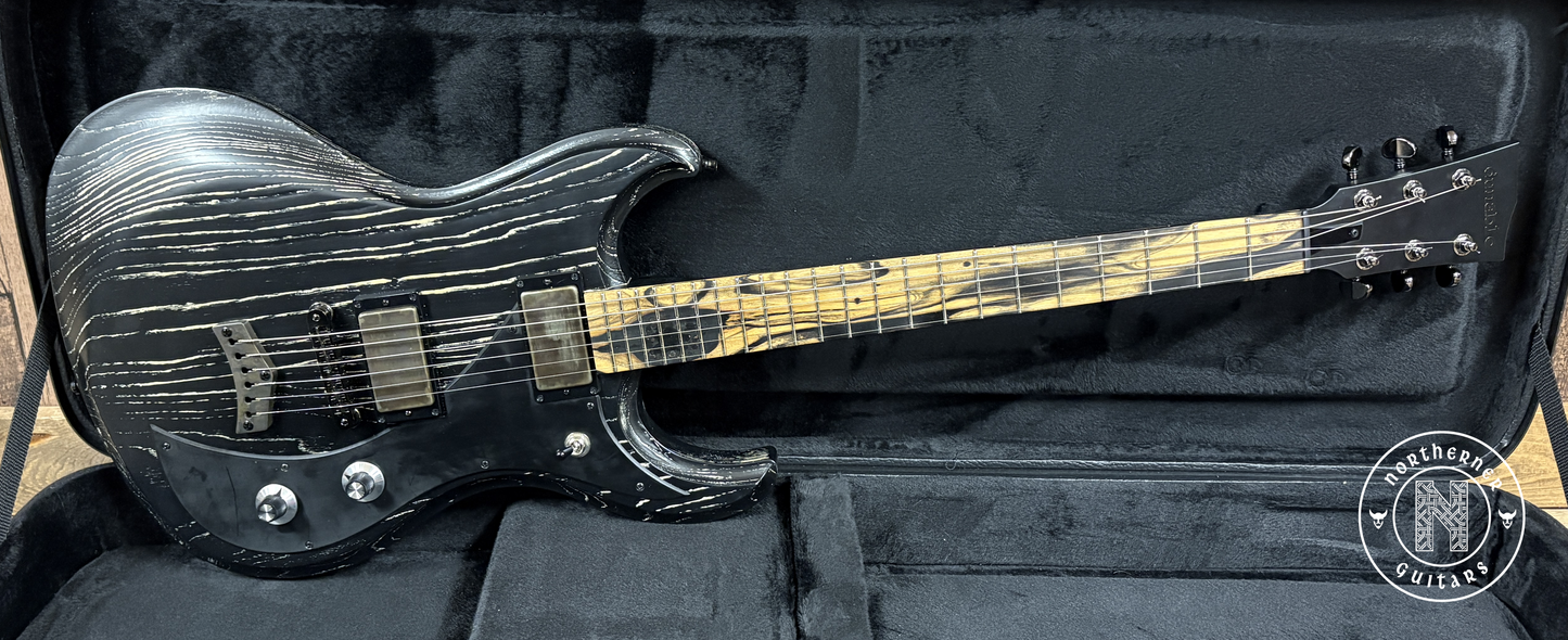 USED Dunable Gnarwhal 2024 Black / Creme Scarred Swamp Ash