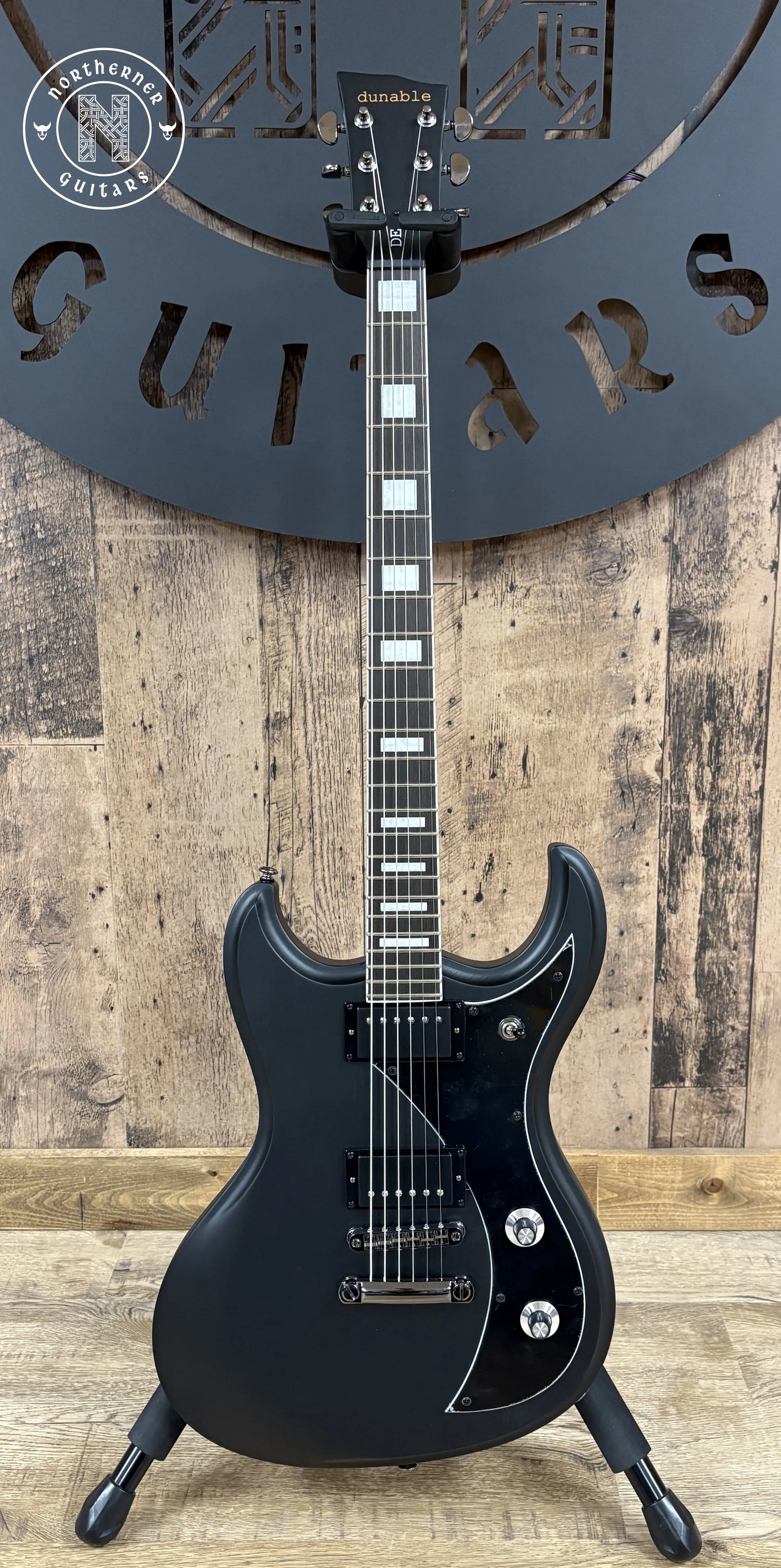 NEW Dunable DE Gnarwhal Baritone 2025 Matte Black Swamp Ash - Northerner Guitars