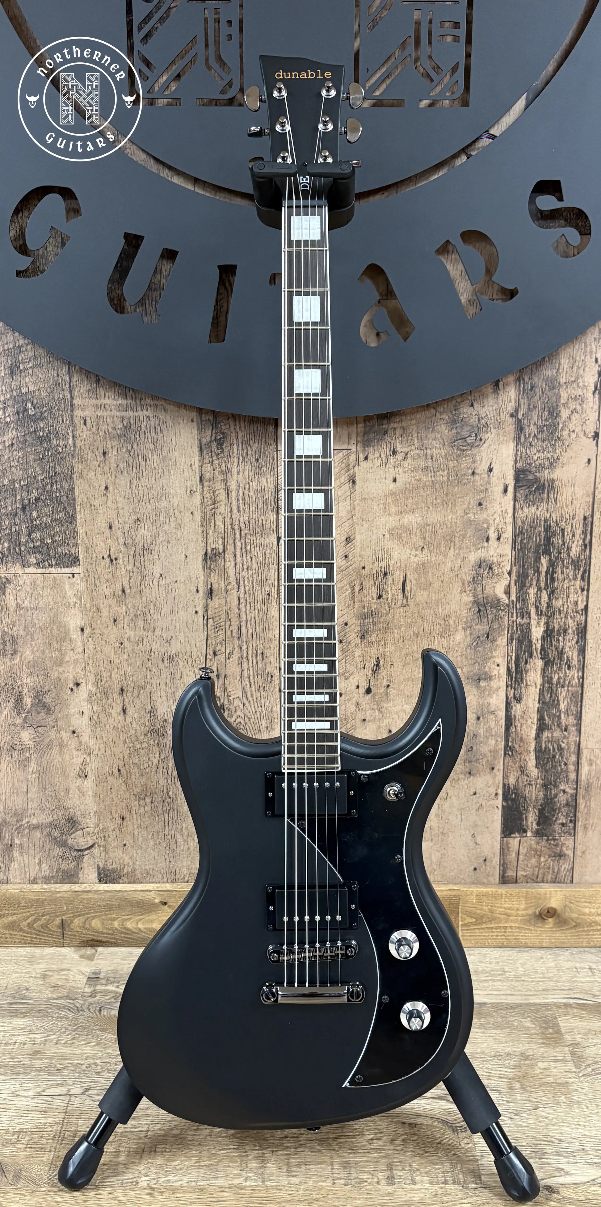 NEW Dunable DE Gnarwhal Baritone 2025 Matte Black Swamp Ash - Northerner Guitars