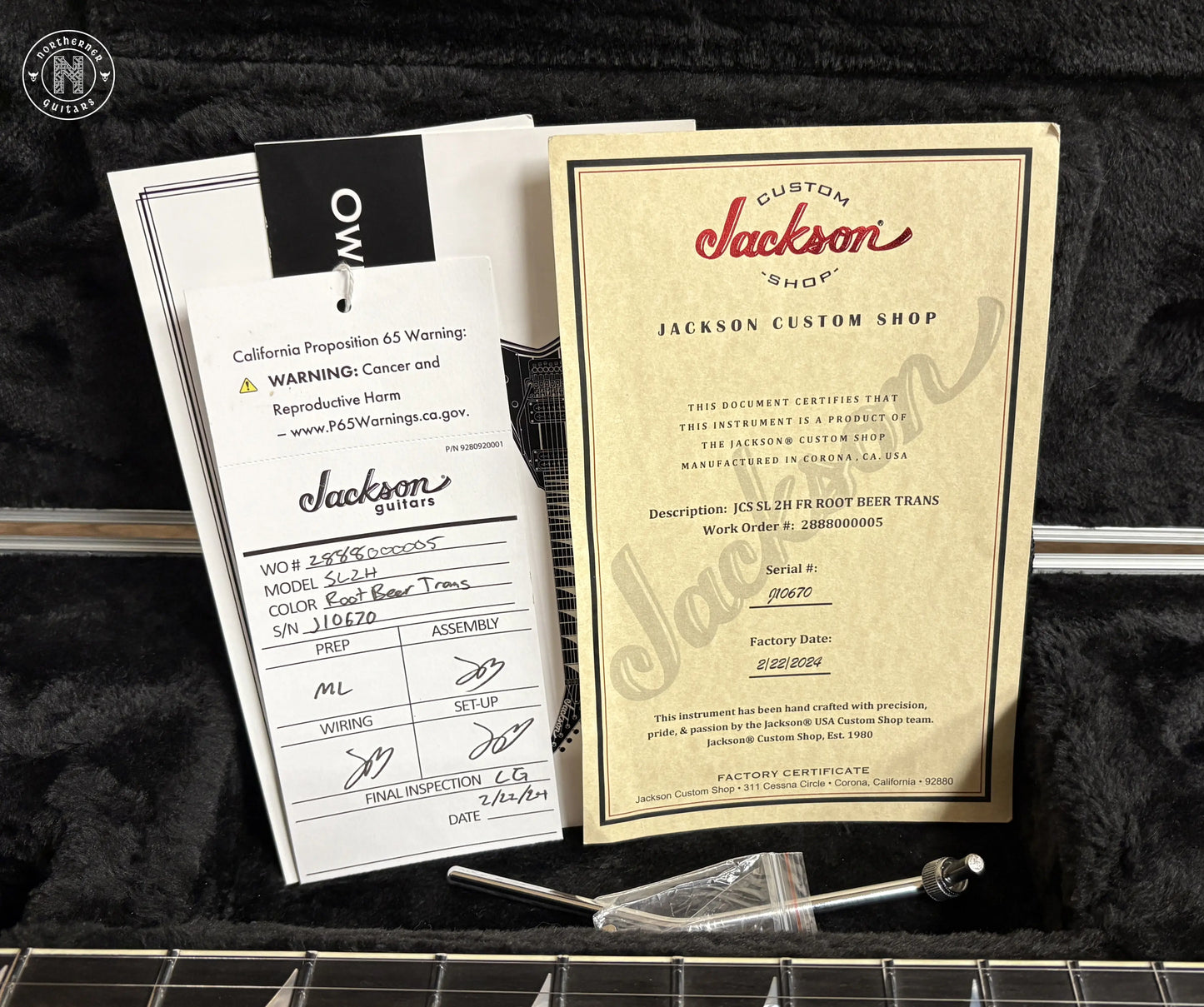 USED Jackson USA Custom Shop Limited Edition Soloist 2024 Quilt Maple Top - Root Beer Northerner Guitars