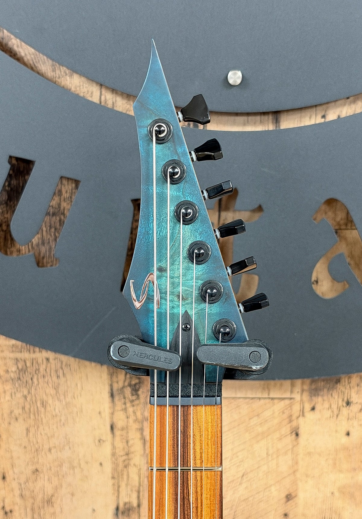 NEW Skervesen Chimera 6 28" Baritone Blue Burst
