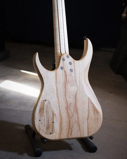 NEW Skervesen Raptor 7FF 2025 Poplar Burl "Nebula" - Northerner Guitars