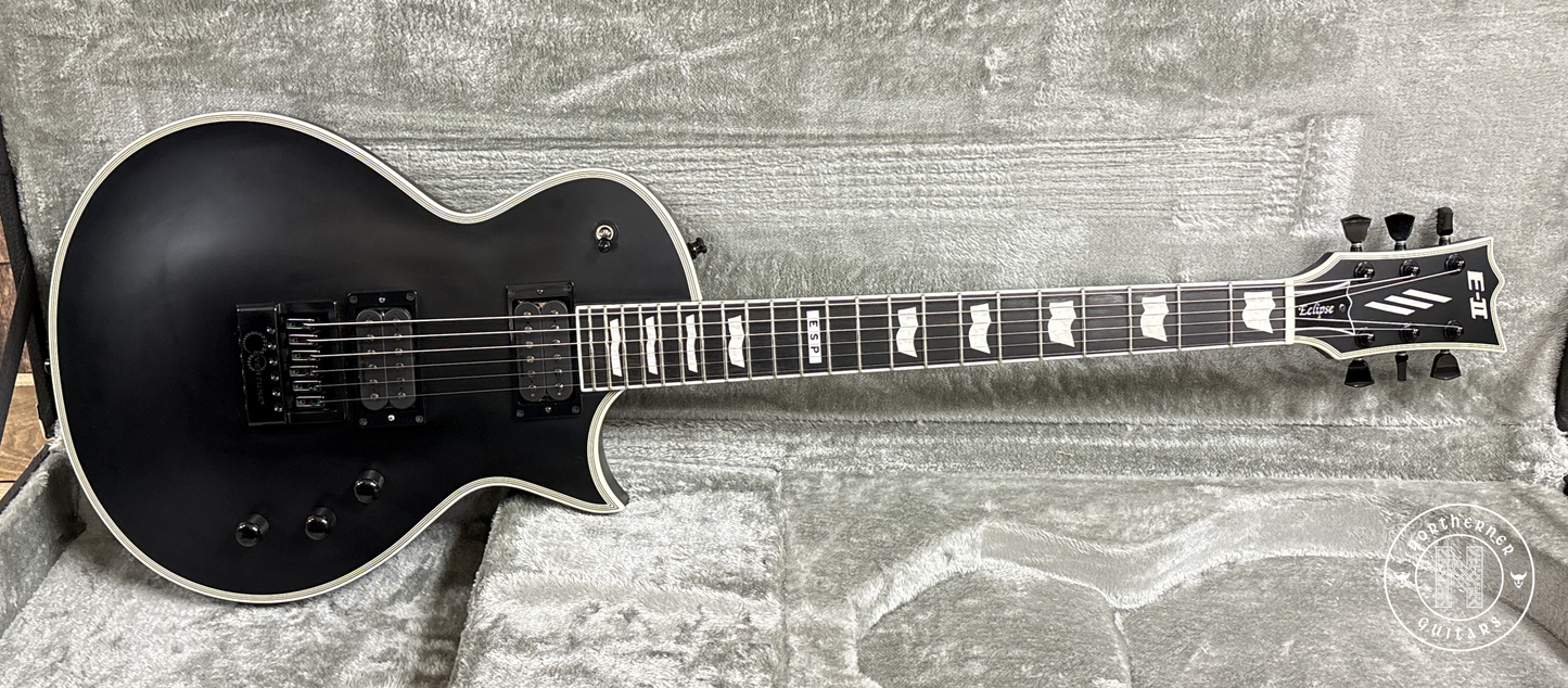 USED ESP E-II Eclipse ET Evertune Black Satin