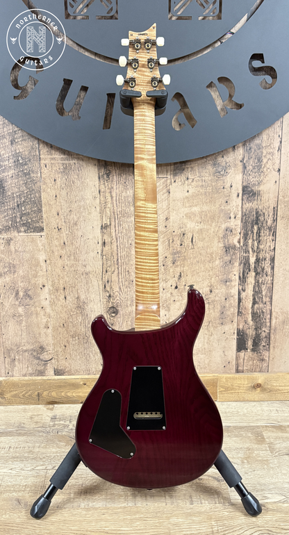 USED PRS Custom 24 Wood Library Quilt Top 2022 Aquableux Purple Burst