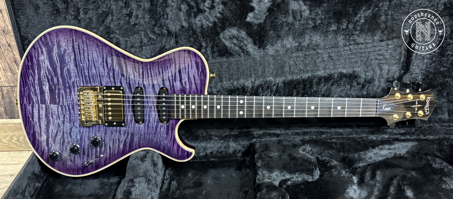 USED Knaggs Kenai Trem HSS T2 2025 Purple / Blue Burst