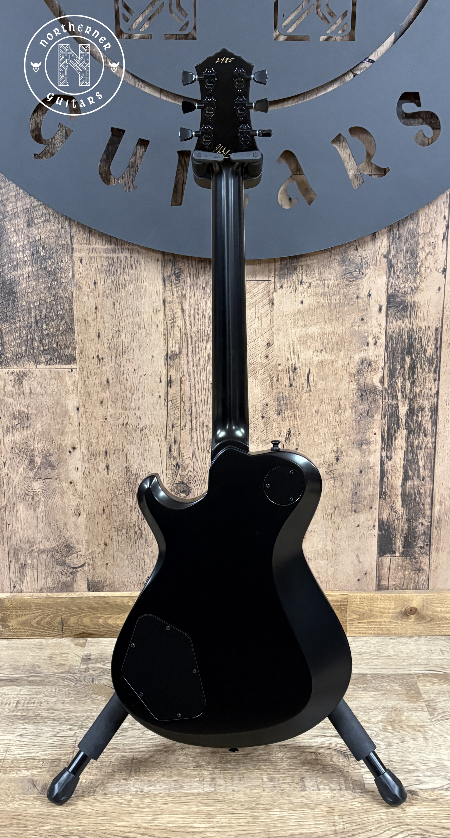 NEW Knaggs Kenai Black w/ Natural Flame Maple Binding & Pickguard