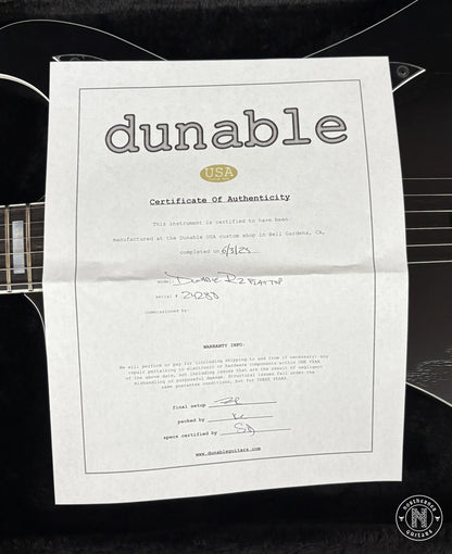 NEW Dunable R2 2025 Black Scarred Ash - Northerner Guitars