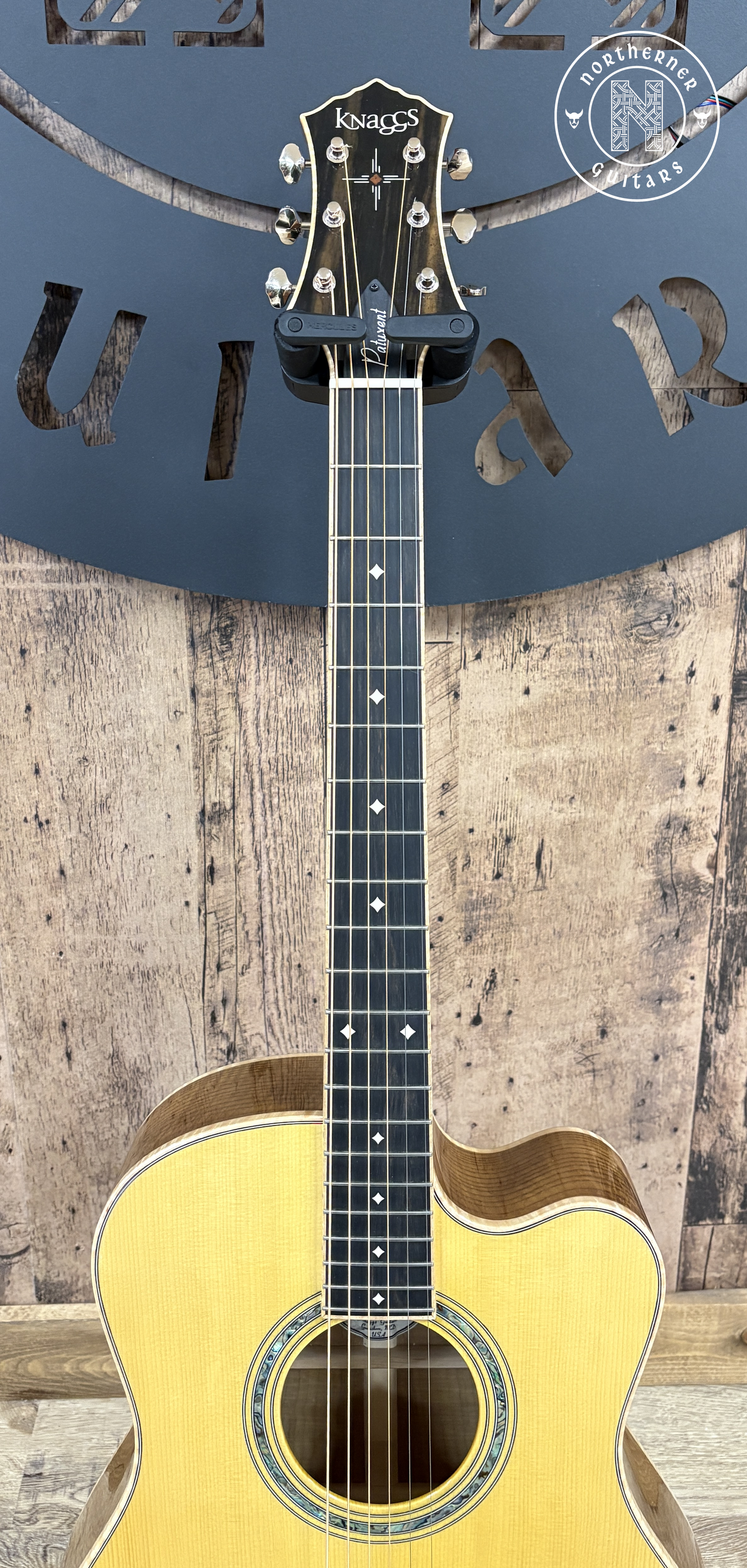 USED Knaggs Patuxent 2025 Curly Myrtle Back and Sides / Spruce Top