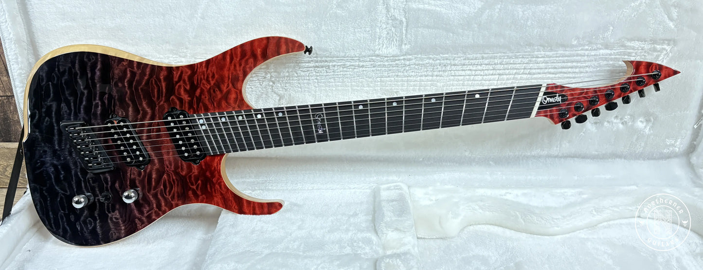 USED Ormsby Factory Custom Hype 7 Quilt Maple Blood Bath - Northerner Guitars