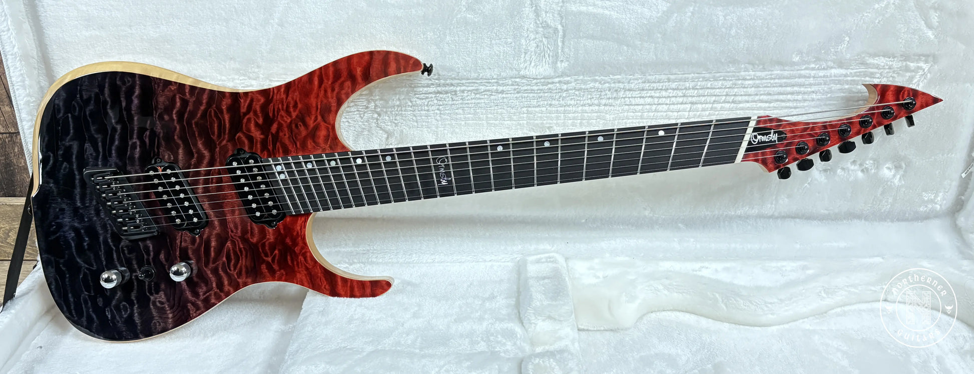 USED Ormsby Factory Custom Hype 7 Quilt Maple Blood Bath - Northerner Guitars