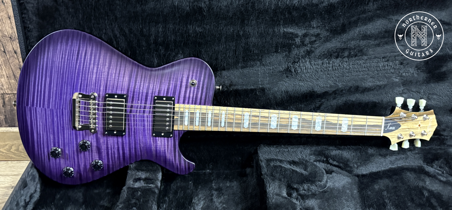 NEW Knaggs Kenai T1 Purple Burst w/ Pale Moon Ebony Fretboard & Headstock