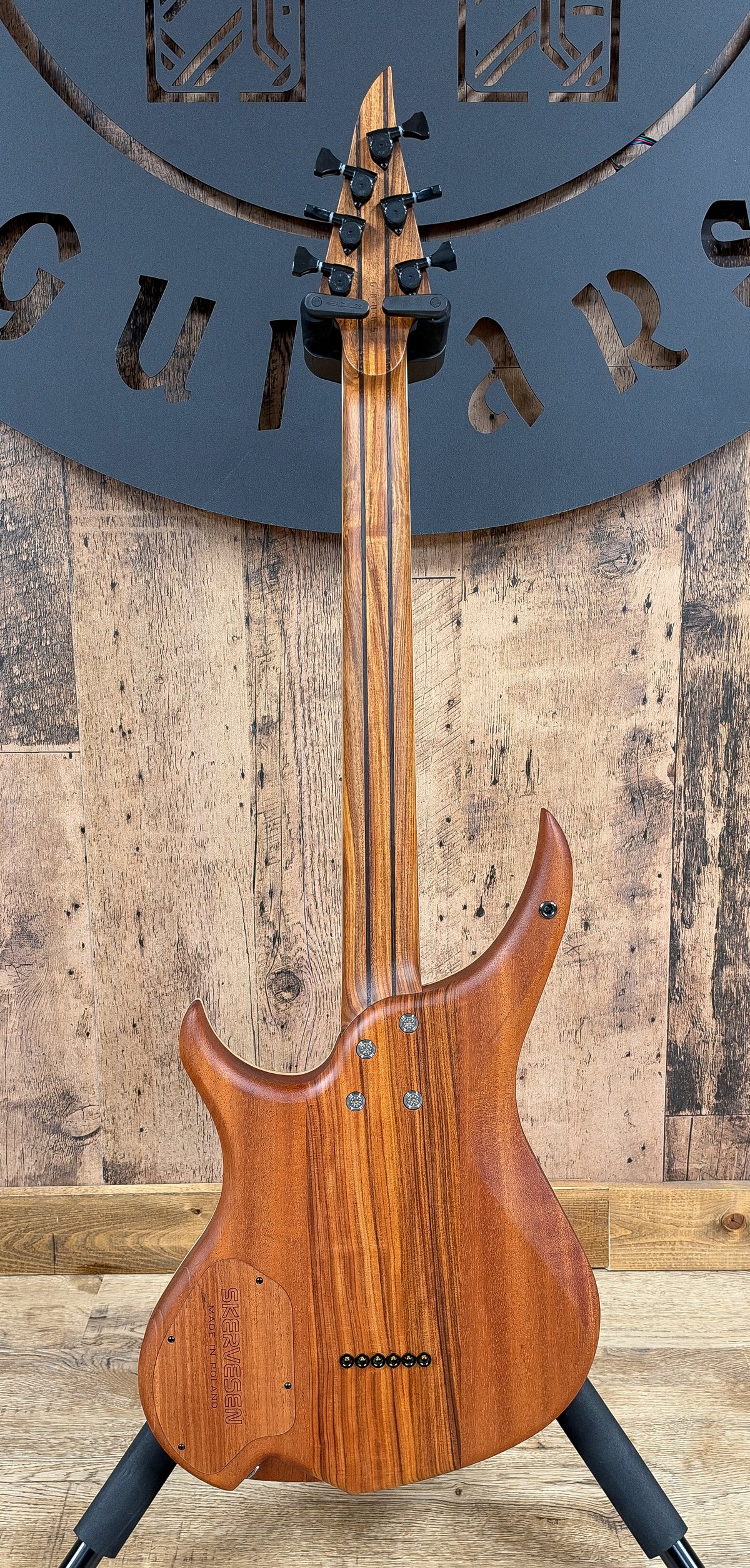 NEW Skervesen 4AP 6 Flame Maple Aqua Burst