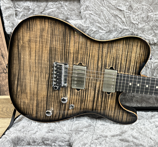 USED Suhr Modern T 2020 Flame Maple Trans Charcoal Burst