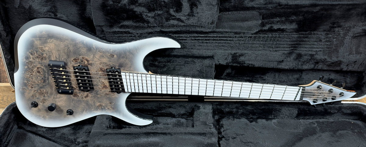 NEW  Skervesen Raptor 6FF Poplar Burl Natural / White Burst