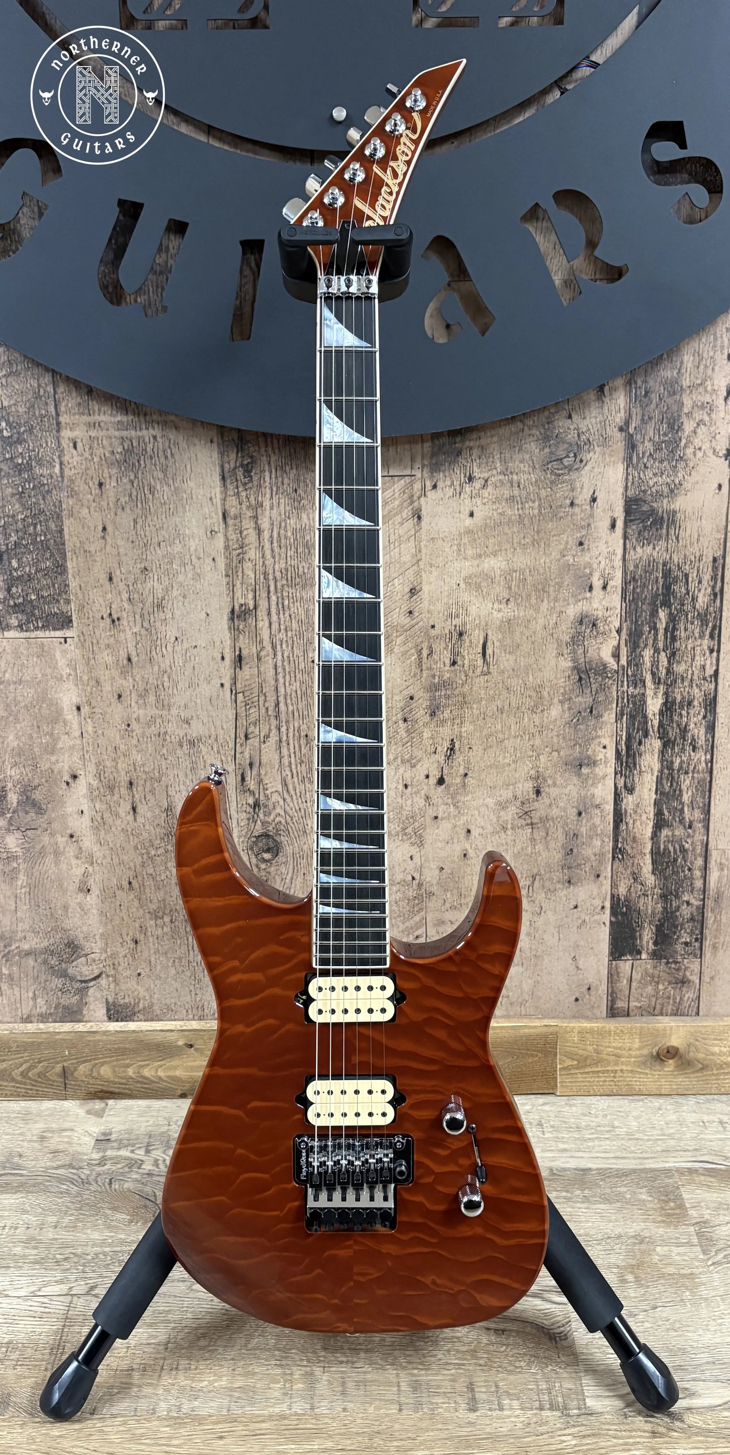 USED Jackson USA Custom Shop Limited Edition Soloist 2024 Quilt Maple Top - Root Beer Northerner Guitars