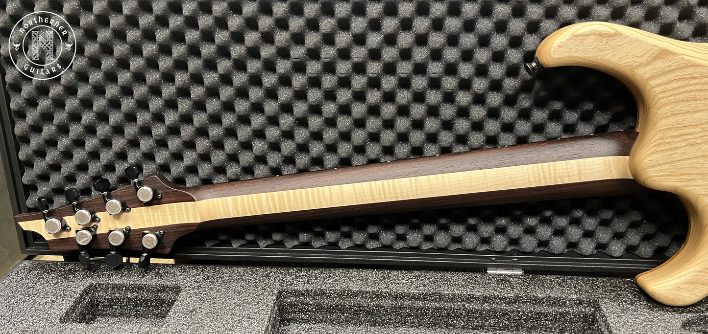 NEW Skervesen Lizard 7FF 2024 Mastergrade Flame Ash - Northerner Guitars