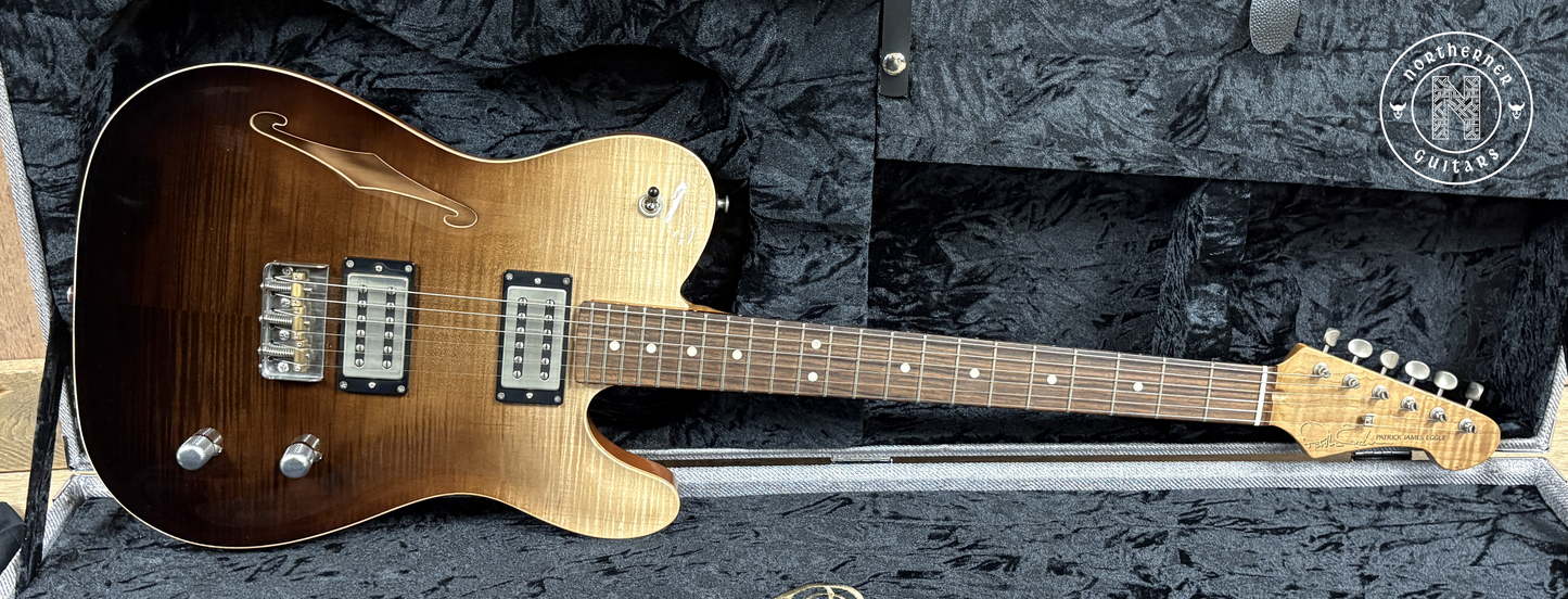 USED Patrick James Eggle Oz-T Carved Top Semi-Hollow