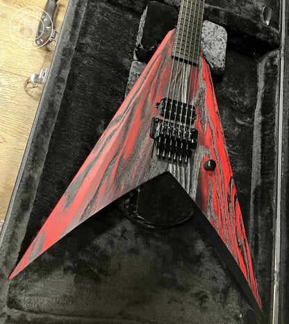 NEW Hapas Vyrn 625 Scarred Ash Black / Red - Northerner Guitars