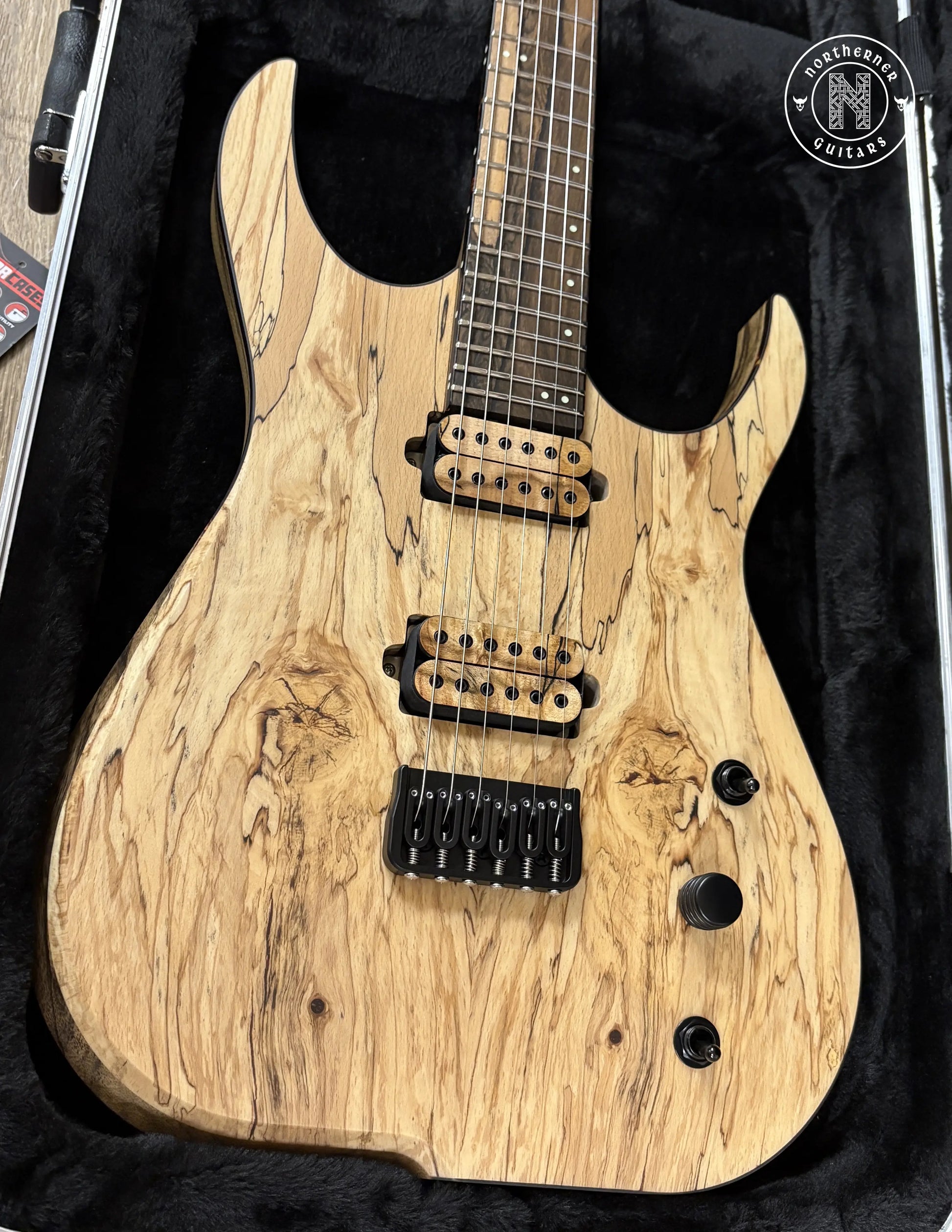 NEW Skervesen Raptor 6 2025 Spalt Maple Top w/ Black Limba Body - Northerner Guitars
