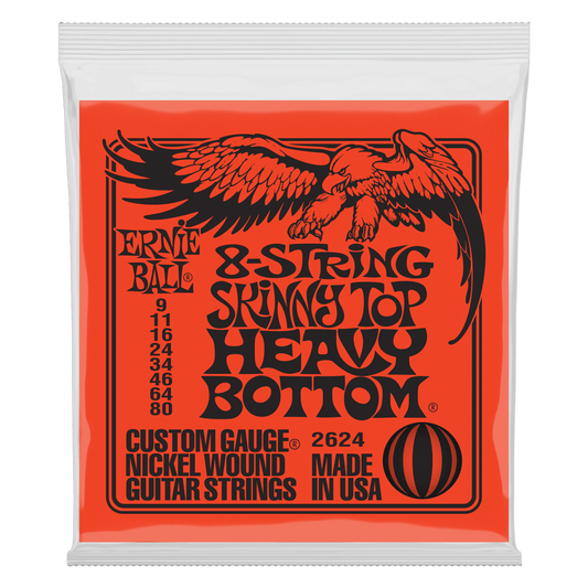Ernie Ball 8-String Skinny Top Heavy Bottom .009 - .080