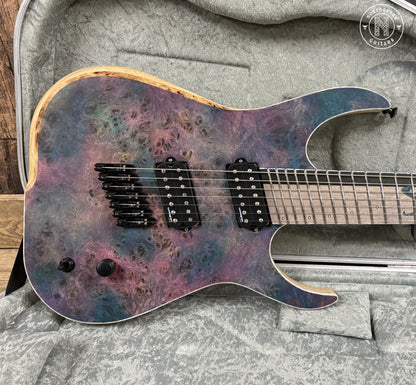 NEW Skervesen Raptor 7FF 2025 Poplar Burl "Nebula" - Northerner Guitars