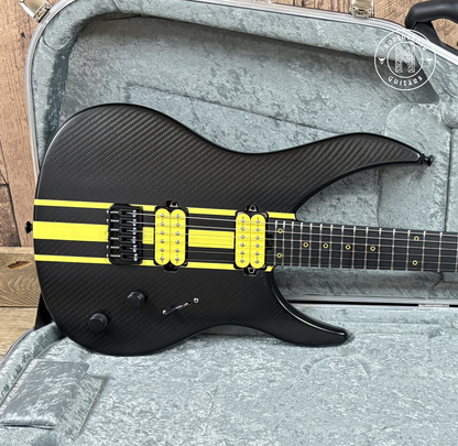 NEW Ruf Guitars Schrodinger 6 Open Carbon Yellow Racing Stripes