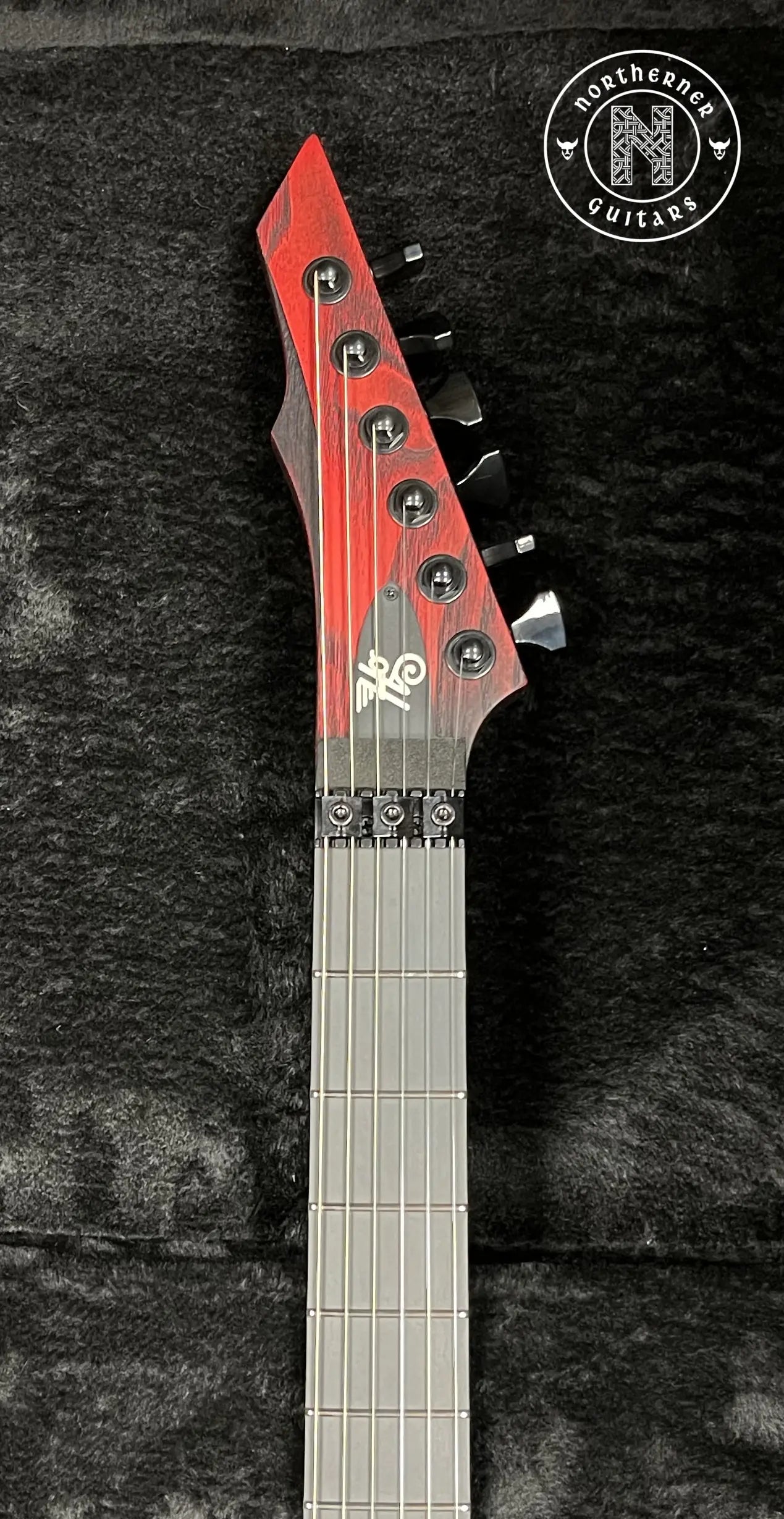 NEW Hapas Vyrn 625 2024 Scarred Ash Black / Red - Northerner Guitars
