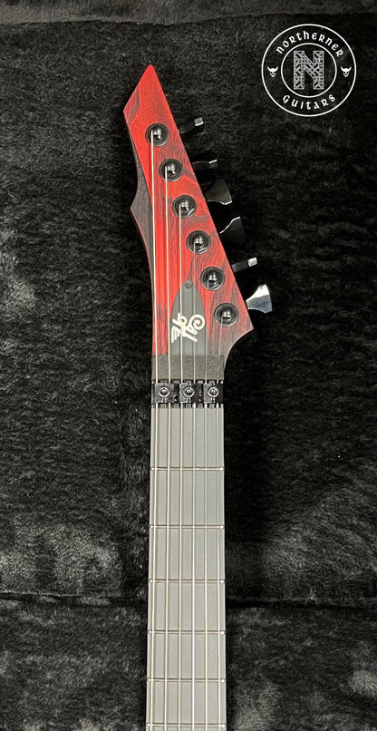 NEW Hapas Vyrn 625 2024 Scarred Ash Black / Red - Northerner Guitars