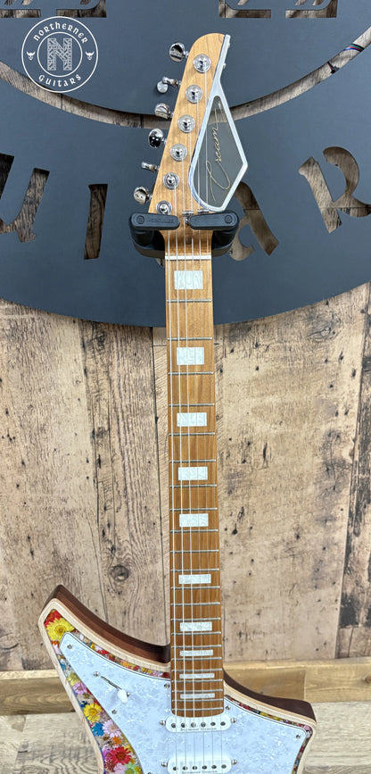 NEW Cream Guitars Revolver Deluxe "Milk" Series 2025 Natural Flowers - Northerner Guitars