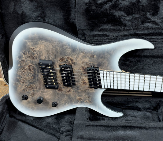 NEW  Skervesen Raptor 6FF Poplar Burl Natural / White Burst