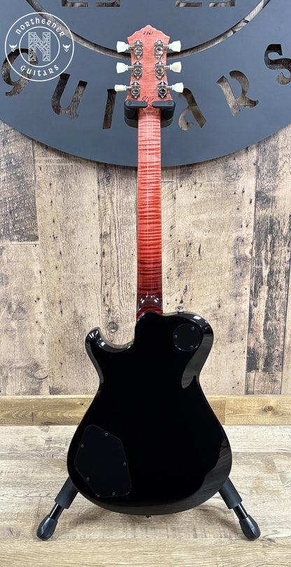 NEW Knaggs Kenai T1 Double Purfling 2025 Onyx Fade / Burgundy Fade w/ Matching Stained T1 Flame Maple Neck - Northerner Guitars