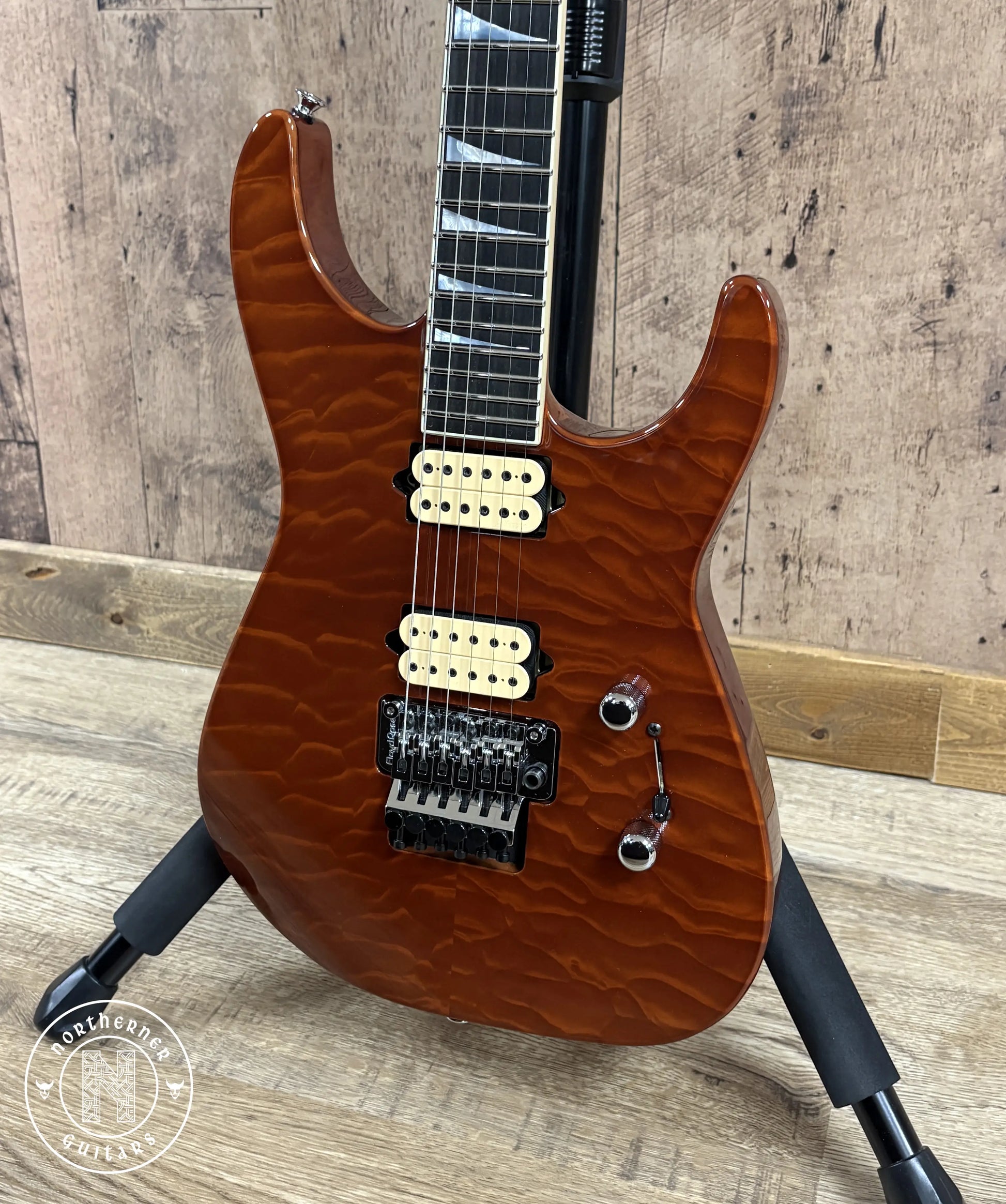 USED Jackson USA Custom Shop Limited Edition Soloist 2024 Quilt Maple Top - Root Beer Northerner Guitars