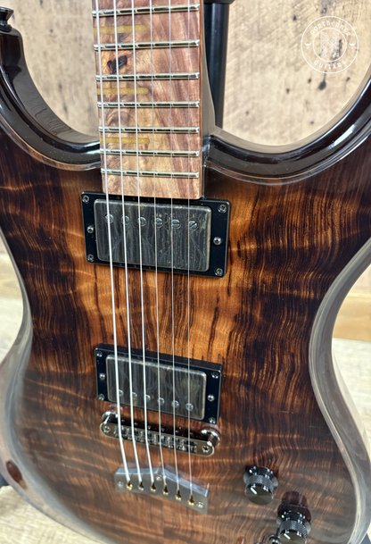 NEW Dunable Gnarwhal Ultimate Custom Flamed Redwood w/ Burl Rosewood Fretboard