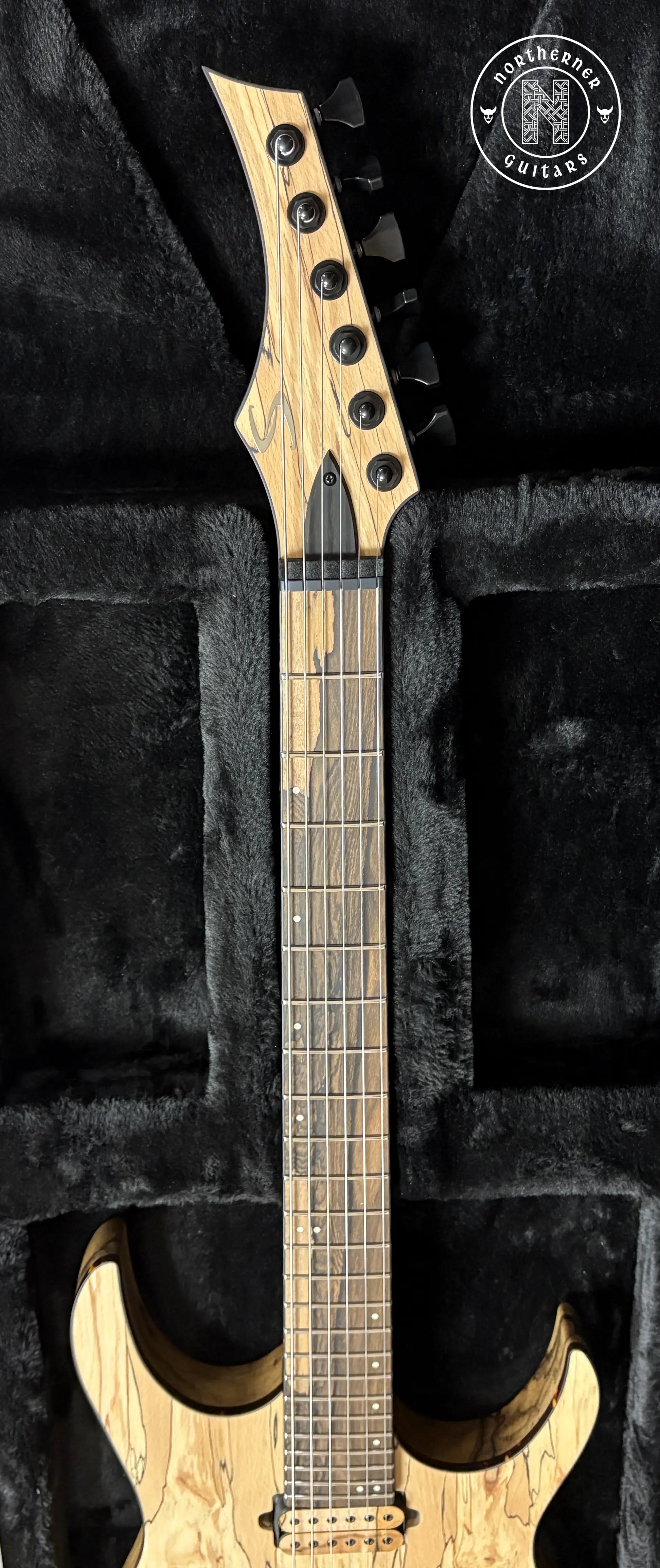 NEW Skervesen Raptor 6 2025 Spalt Maple Top w/ Black Limba Body - Northerner Guitars