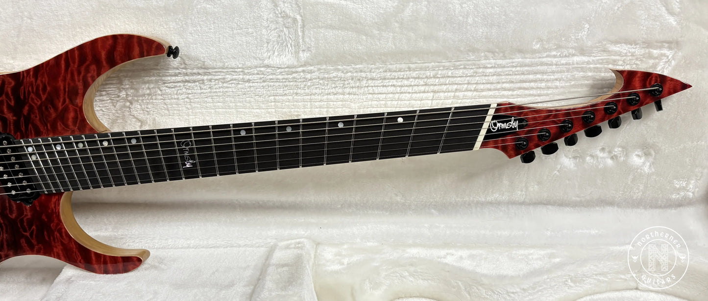 USED Ormsby Factory Custom Hype 7 Quilt Maple Blood Bath - Northerner Guitars