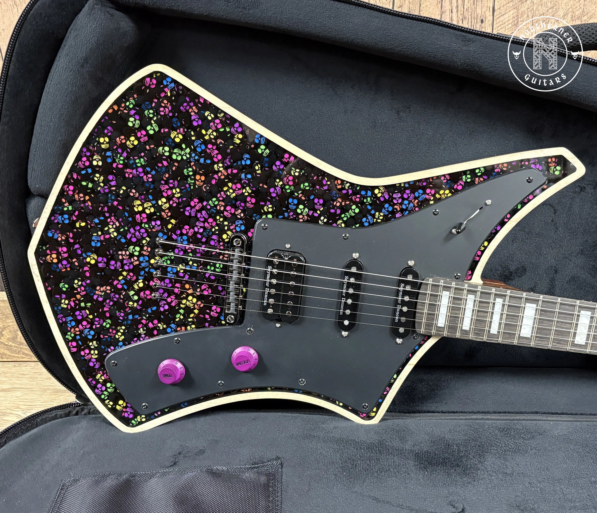 NEW Cream Guitars Revolver Standard "Milk" Series 2025 Neon Skulls - Northerner Guitars