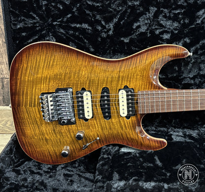 USED Suhr Custom Shop Standard Carve Top Bengal Burst w/ Brazilian Rosewood Fretboard - Northerner Guitars