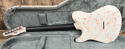 NEW Ruf Guitars Thales 6 White / Orange Splatter