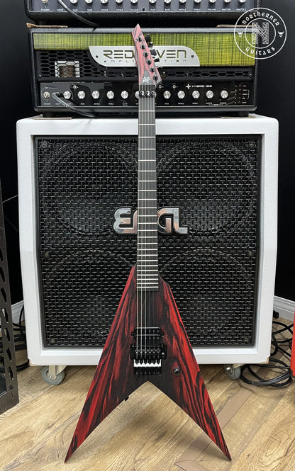 NEW Hapas Vyrn 625 Scarred Ash Black / Red - Northerner Guitars