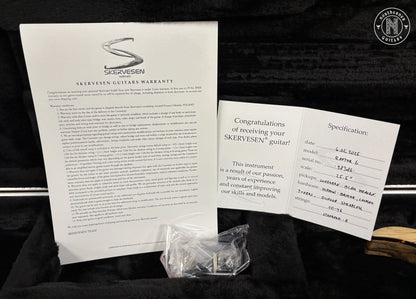 NEW Skervesen Raptor 6 2025 Spalt Maple Top w/ Black Limba Body - Northerner Guitars