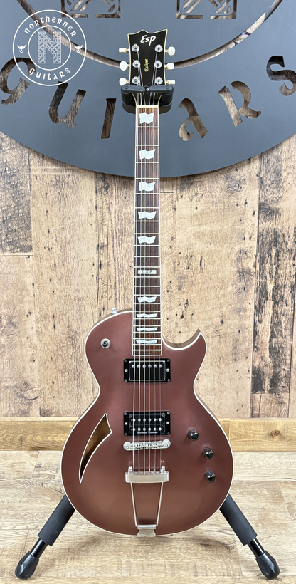 USED ESP Eclipse Semi-Hollow 1995 Metallic Rose Gold