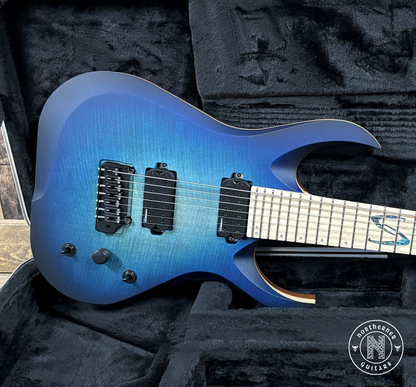 NEW Skervesen Nebelung 7 27" Flame Maple Blue Burst