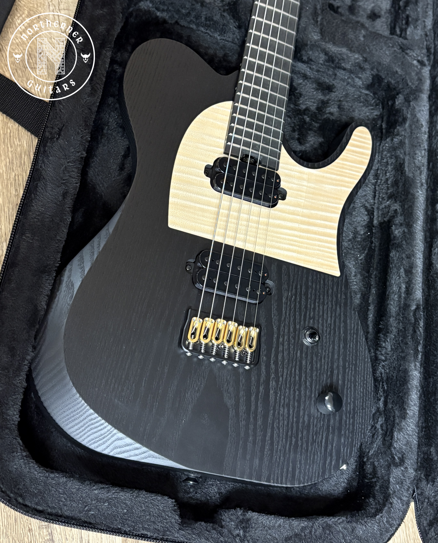 NEW Hapas Sludge 627 w/ Recessed Flame Maple Pickguard