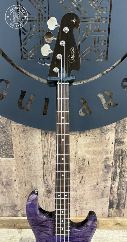 DEMO Knaggs Severn Bass 4 2025 Purple - Northerner Guitars