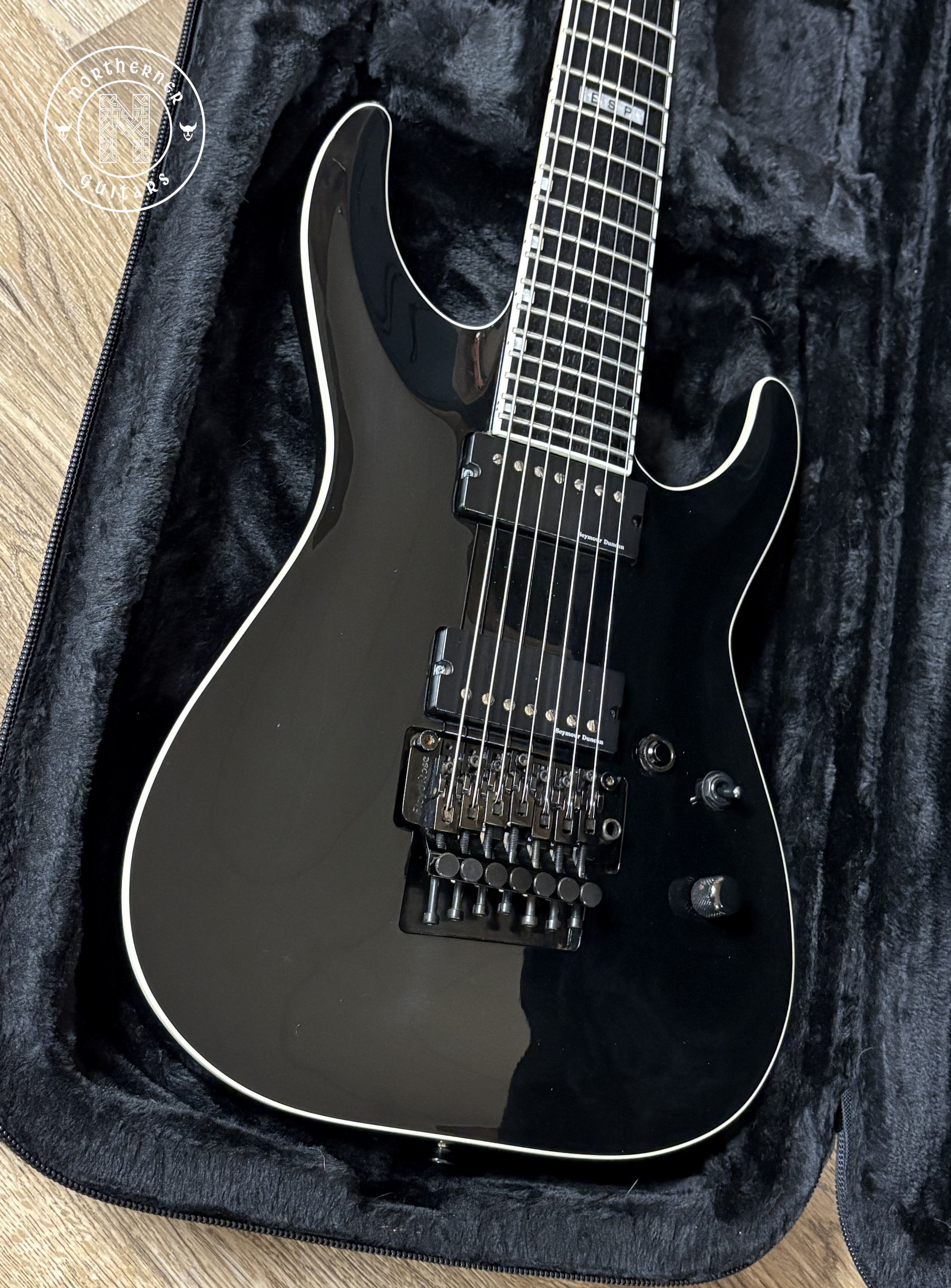 USED ESP Standard Series Horizon FR-7 2013 Black – Northerner Guitars